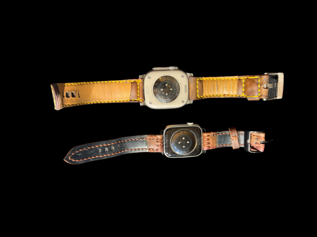 Shell Corven Leather Watch Strap