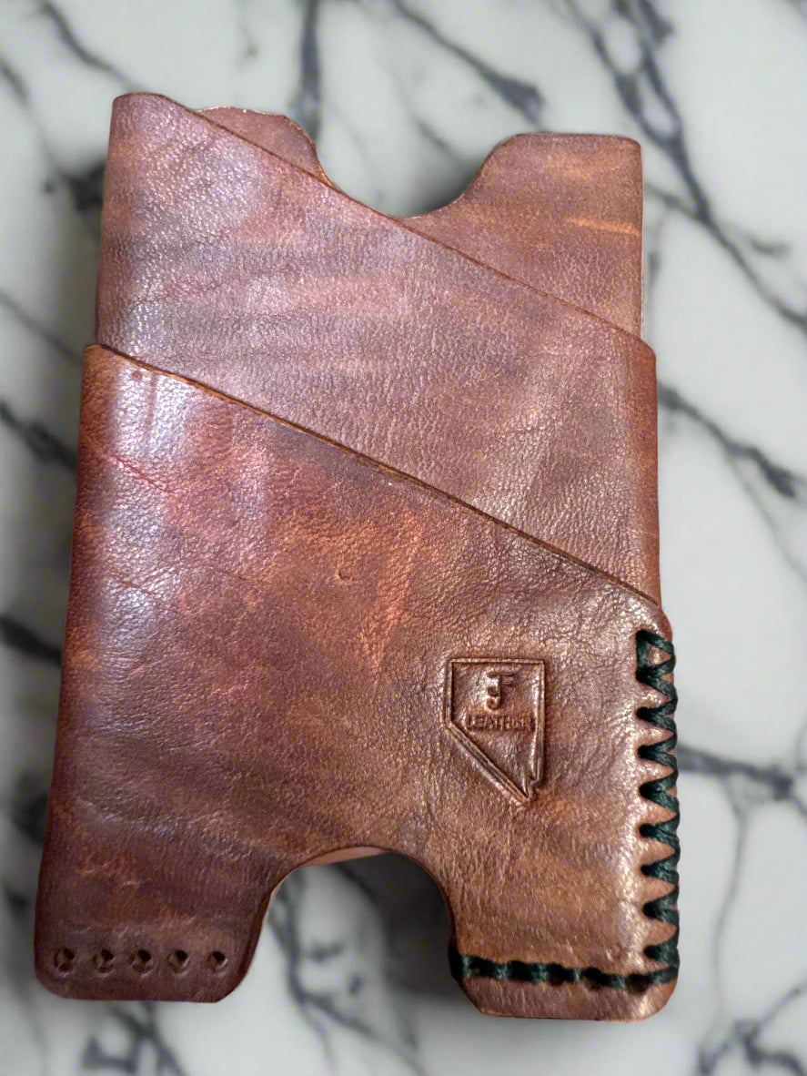 Swirl Style Leather Wallet